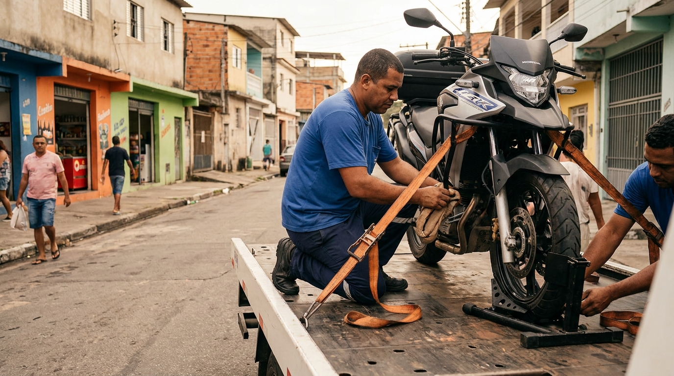 Guincho para Moto na Chácara D'Onofre, Araraquara‑SP